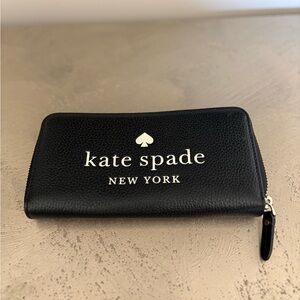 Kate Spade Black Leather Wallet
